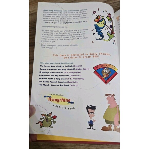 The Internal Adventures of Marcus Snarkis Nelson Ray Flying Rhinoceros Hardcover - Picture 6 of 6